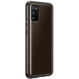 Husa Galaxy A02s, Originala Samsung, Soft Clear Cover, Negru